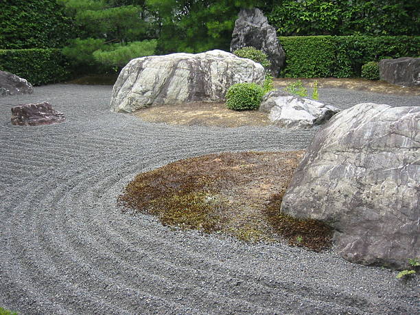 istock Japanese Zen Rock Garden 139714204