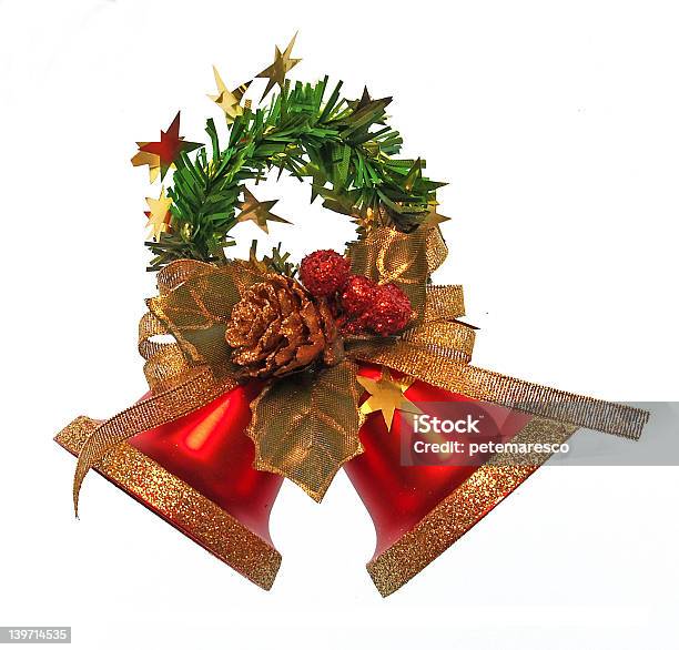 Campane Di Natale - Fotografie stock e altre immagini di Albero - Albero, Bicchiere, Campana