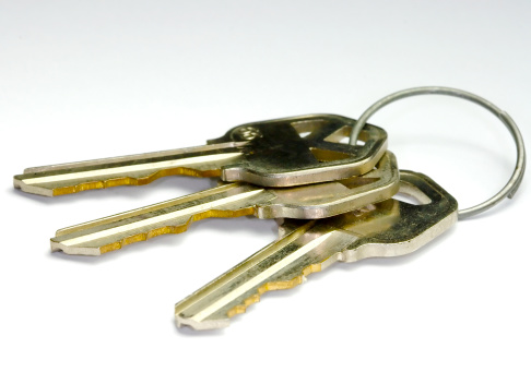 Set Of Keys Stock Photo - Download Image Now - Gold - Metal, Gold