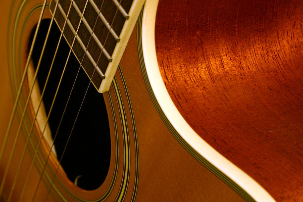 acoustic guitar stock photo