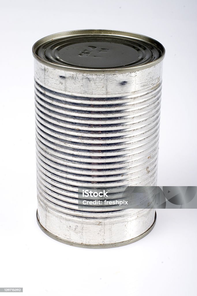 Blank can Tin can on a white background. Can Stock Photo