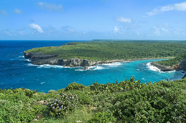 istock Gate of hell cliffs in Guadeloupe 139715154