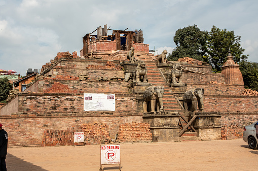 Serene view of Victory Gate in Vientiane, Laos