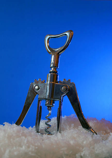 Corkscrew Chillin' stock photo