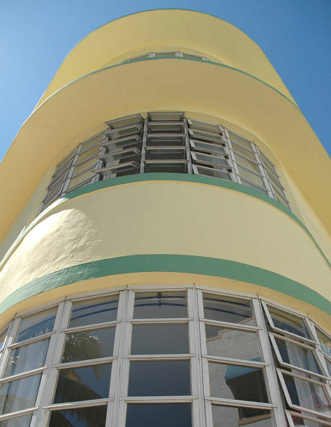 istock Yellow Art Deco Building in South Beach 139715485
