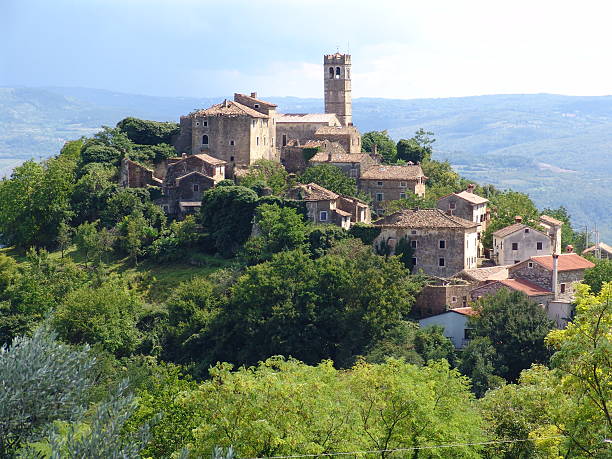 istock Hill Town in Istria, Croatia 139715605