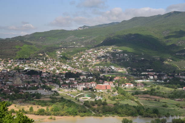 istock Caucasus Mountains and Lakes 1397157773