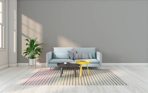 istock Minimalist living room 1397163436