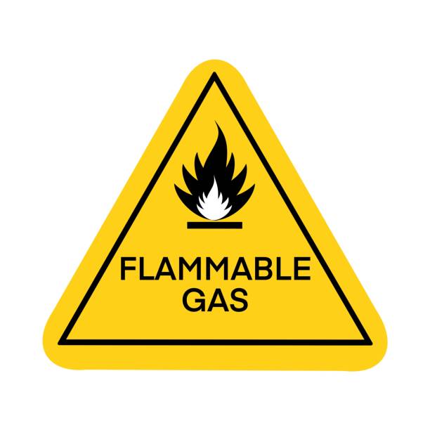 istock The flammable symbol is used to warn of hazards 1397166434