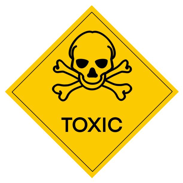 istock Toxic  symbol is used to warn of hazards 1397166459