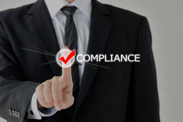 istock Business man pushing chcek button with 