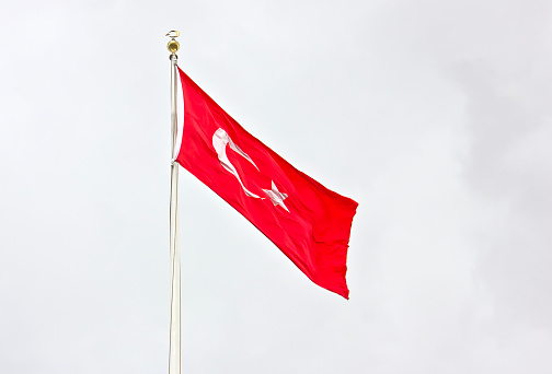 Turkish Flag at anıt kabir