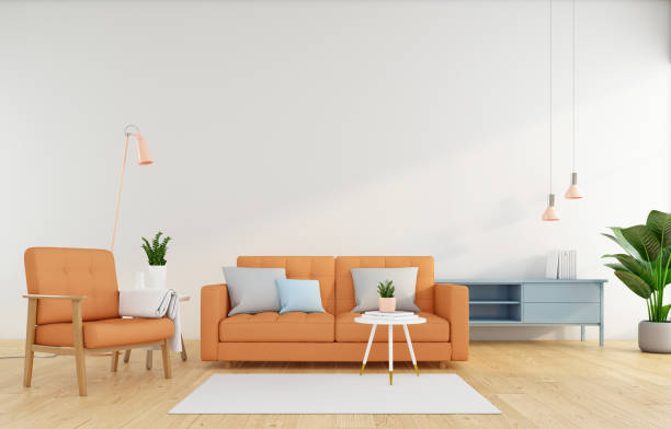 istock Minimalist living room 1397168406