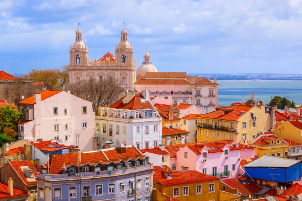 istock Lisbon, Portugal view with Estrela Basilica 1397169591