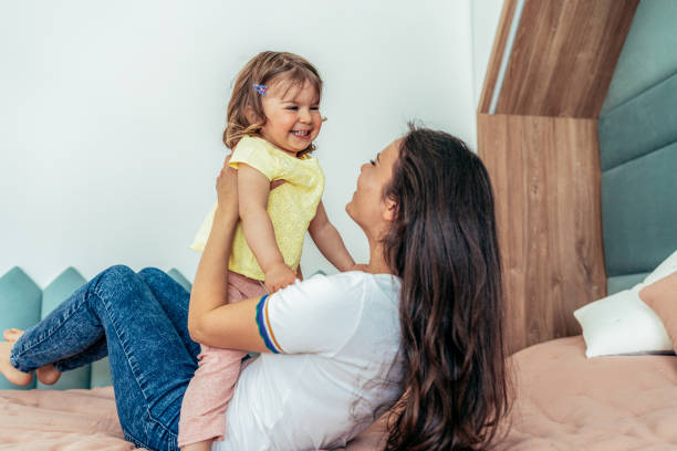 istock Mother and cute little daughter 1397170551