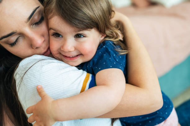 istock Mother and cute little daughter 1397170559