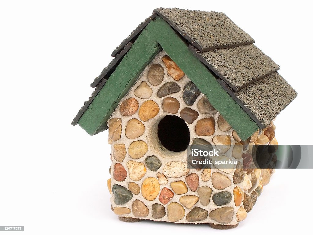 birdhouse stone birdhouse Animal Nest Stock Photo