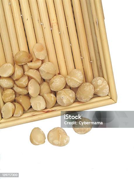 Nutty For Nuts Stock Photo - Download Image Now - Bamboo - Material, Basket, Cut Out