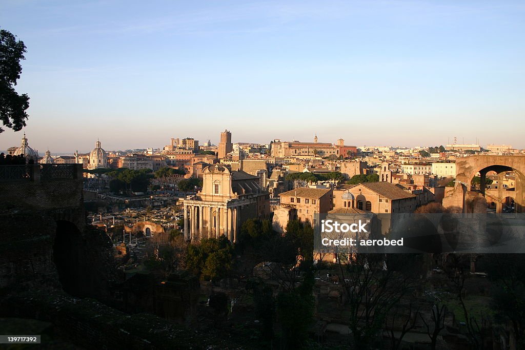 Roman Forum, Rome Roman Forum by sundown Ancient Stock Photo