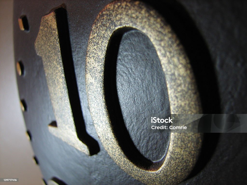 Numeri di Clock - Foto stock royalty-free di Composizione orizzontale