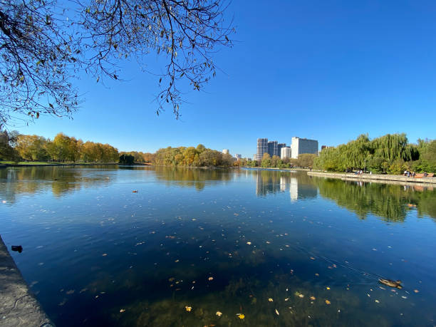 istock park in autumn at dry sunny fall day 1397175467