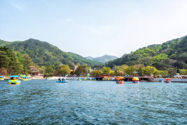 sanjeong lake in pocheon