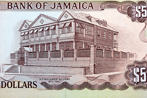 Old Parliament building from Jamaican money - Dollars