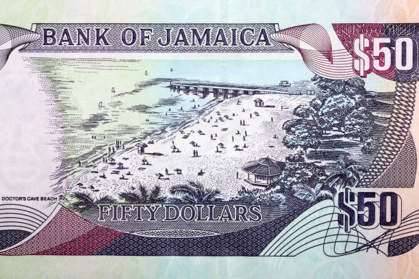 istock Doctor's Cave Beach from Jamaican money 1397180987