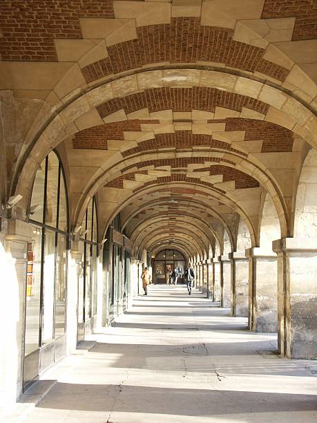 Arcades in Vosges place (Paris)