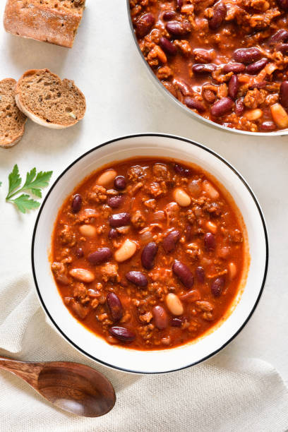 istock Cowboy beans with ground beef, jalapeno and bacon 1397189901