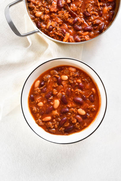 istock Cowboy beans with ground beef, jalapeno and bacon 1397189904