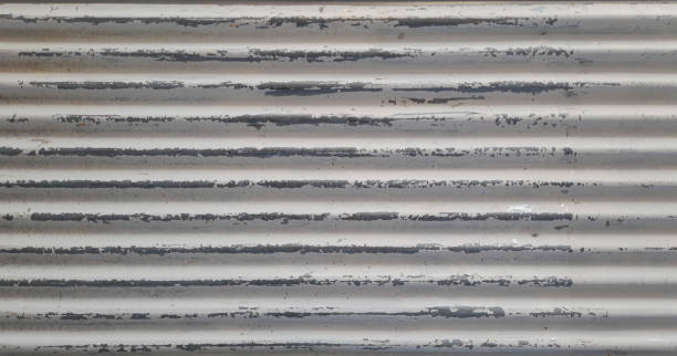 rust metal floor. Panel for facade Trapezoidal Sheets, front view rust metal floor. Panel for facade Trapezoidal Sheets, corrugated metal fence ideas stock pictures, royalty-free photos & images