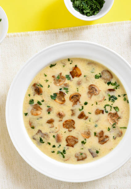 istock Creamy mushroom soup 1397191006