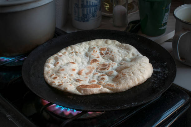 istock Mexican food, flour tortillas 1397196602