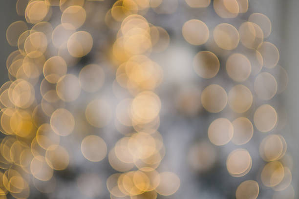 istock Christmas tree with colorful bokeh and Christmas lights. 1397197300