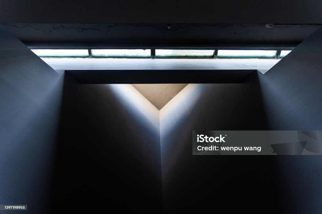 Light And Shadow Building Structure Interior Stock Photo - Download ...