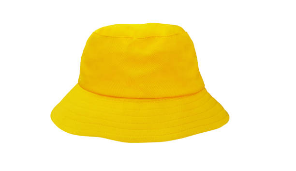 istock yellow bucket hat isolated on white 1397200626