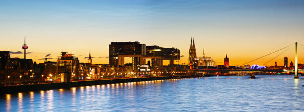 istock Cologne panorama at sunset, Germany 1397211197