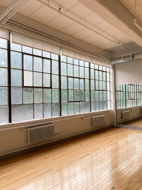 istock Urban dance studio room with old windows 1397211395