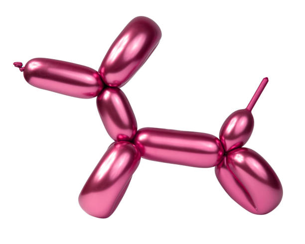 istock Balloon dog party model isolated on the white background 1397212126
