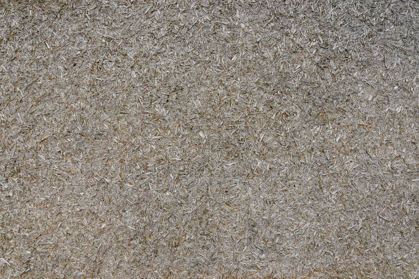 istock Pressed wood textured grey brown background 1397215384