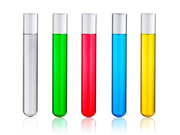 istock Laboratory test-tube isolated on white 1397219621