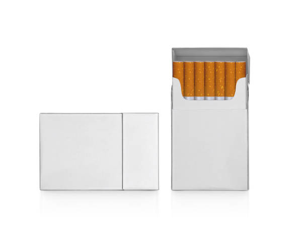 istock Pack of cigarettes isolated on white background 1397219697