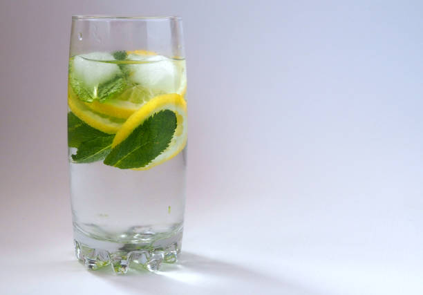 istock Detox water with lemon and mint 1397225884
