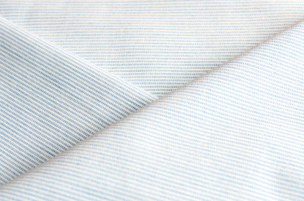 istock Diagonal folded triangle fabric cloth blue and white lines pattern stock photo 1397229057