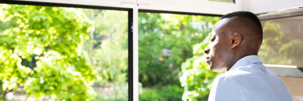 istock Man Breathing Fresh Air At Home 1397234624