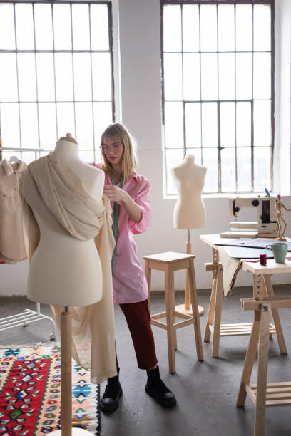 istock Female fashion designer putting her creativity to work 1397238097