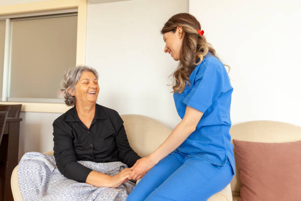 istock Bond between nurse senior woman 1397248203
