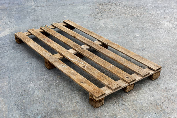 istock One wooden pallet on the concrete floor 1397252378