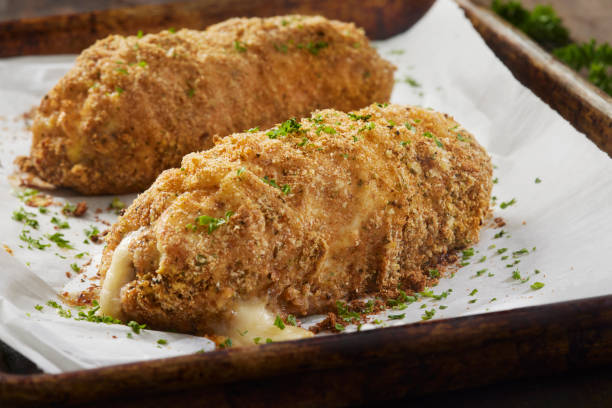 Crispy Baked Chicken Cordon Bleu